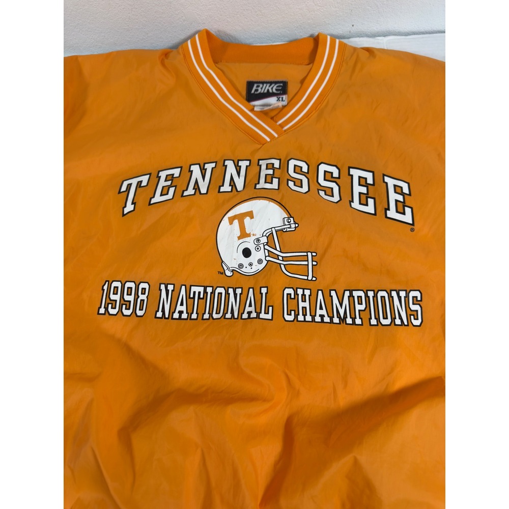 Vintage Tennessee Volunteers Windbreaker‎ Mens XL Orange 1998 National Champions